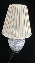 Asian Painted Table Lamp