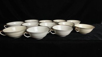 German Hutschenreuther Porcelain Soup Bowls Set Of 12