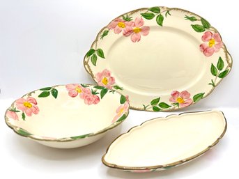 Franciscan Earthenware Platter & 2 Serving Bowls