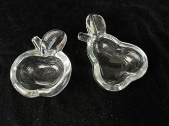 Apple And Pear Glass Dishes