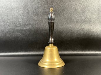 A Fabulous Vintage Hand Bell In Brass