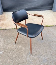 Mid Century Aluminum Frame Baumritter Style Armchair