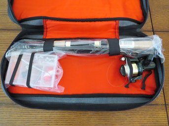 Mitchell Outback Deluxe Fishing Travel System - Perfect Travel Rod & Reel Kit!