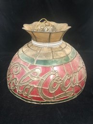 Antique Coca-Cola Hanging Light Fixture