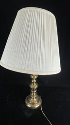 Brass Toned Table Lamp