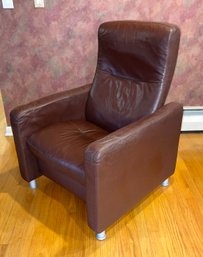 Vintage Ekornes Stressless Reclining Lounge Chair Made In Norway