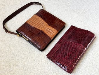 Vintage Crocodile Clutches