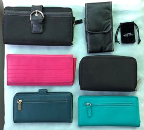 Lot Of 6 Lightly Used Designer Handbag Wallets / Clutch