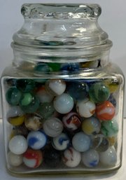 Jar Of Vintage Marbles
