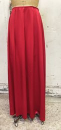 Stunning Carmen Marc Valvo Long Red Formal Skirt- Size 12