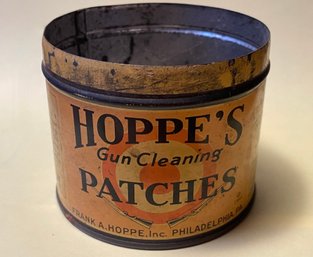 Great Old Philadelphia Tin - HOPPE'S Gun Cleaning PATCHES