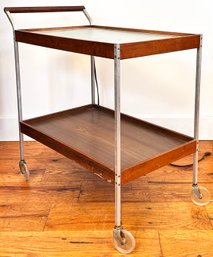 A Fab Vintage Salton Warming Cart - Grand Repurposed As Bar Cart!