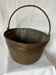 Large Antique Brass Kettle- 19th Century