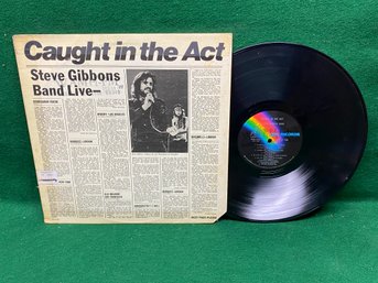 Steve Gibbons Band. Caught In The Act On Promo 1977 MCA Records.