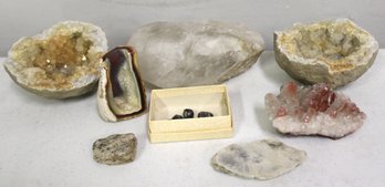 Lot Of Beautiful Geode And Stones