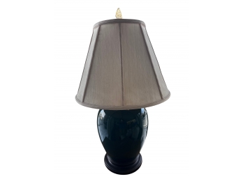 Teal Green Ceramic Urn Style Table Lamp