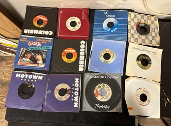 Collection Of 12 45rpm Records- Columbia, Motown, Prince & The Revolution, All Out Of Love, Chrysalis & More.