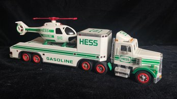 1995 Hess Toy Truck And Helicopter