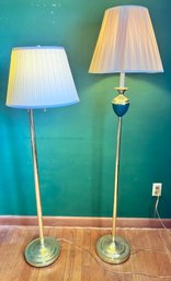 2 Brass Floor Lamps