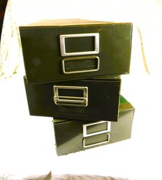 3 Pronto File Boxes Lot 2 Of 3