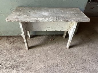 Small Antique Chippy Bench