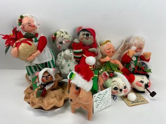 Adorable Annalee Winter Themed Dolls