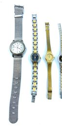 4 Vintage Estate Watches, Including Designers