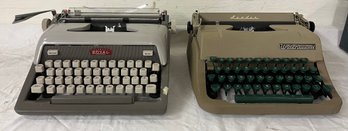 Two Vintage Manual Typewriters