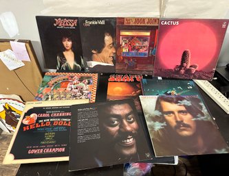 Collection Lot Of 10 Albums - Melissa, Frankie Valli, Jook Joint, Cactus, Savannah, Snafu, Micheal Franks&more