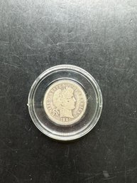 1901 Barber Silver Dime