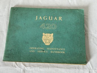 Vintage JAGUAR 420 Car Owner's Manual