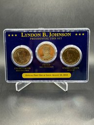 2015 3 Coin Set Presidential Lyndon Johnson