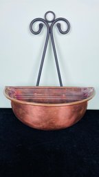 Copper Wall Planter