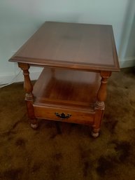 Solid Cherry End Table By Harden #2