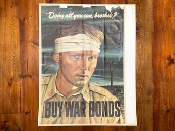 A Vintage WWII Bond Advertising Poster
