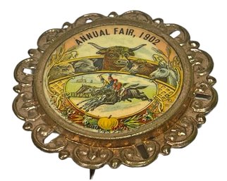 1902 Annual Fair Victorian Pin Horses, Animals