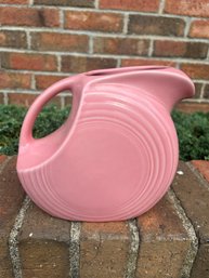 Vintage Mid Century Modern 1950s Homer Laughlin For FIESTAWARE 'Flamingo Pink' Pitcher