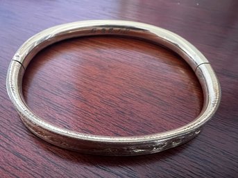 Vintage Gold Filled Bracelet With Inscription