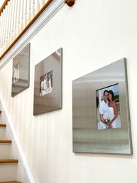 THREE Custom Contemporary Brushed Metal Frames