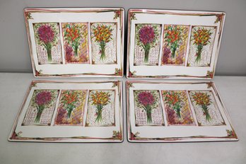 1994 Set Of Four Pimpernel Placemats