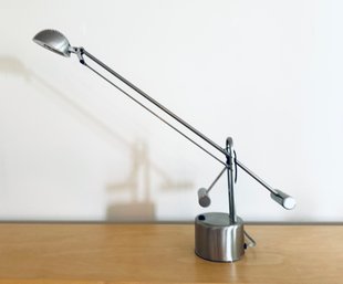 Brushed Silver Desk Lamp