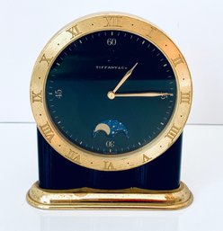 Tiffany Moon Phase Desk Clock  (LOC: F2)