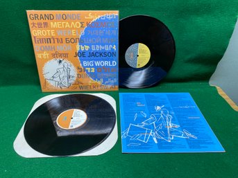 Joe Jackson. Big World On 1986 A& M Records. Double LP Record.