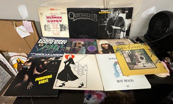 Collection Lot Of 10 Albums - Boulders, Kalyan, Pumping Vinyl, Jimmy James, Nilsson Schmilsson & More.