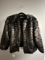 JET John Eshaya Women's Faux Fur Coat Size Small