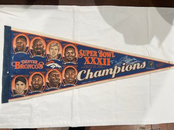 12' X 30' Vintage Sports Banner.  Please Refer To Pictures For Banner You Are Bidding On.  Conditions Vary.