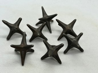 Grouping Of Original CIVIL WAR CALTROPS- Used To Stop Advancing Cavalry Horses