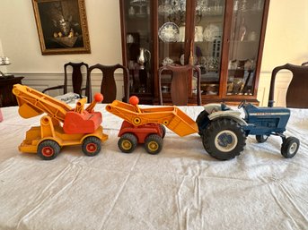 Group Of Vintage Toy Trucks