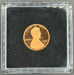 1996-S Uncirculated Proof Lincoln Penny