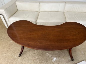 Classic Cherry Kidney Shaped Coffee Table